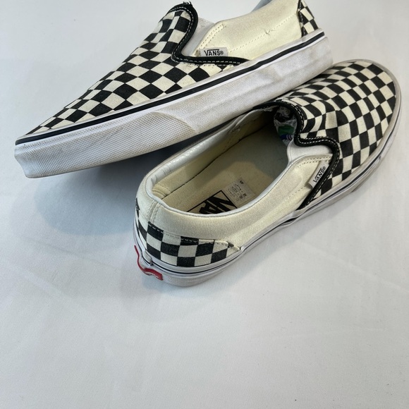 Vans Asher Checkered Slip-on Sneakers Men’s Size 8.5/ Women’s Size 10 - Picture 9 of 14